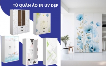 Tủ quần áo in UV là gì? Review 5 mẫu tủ bền đẹp, hiện đại gia đình 